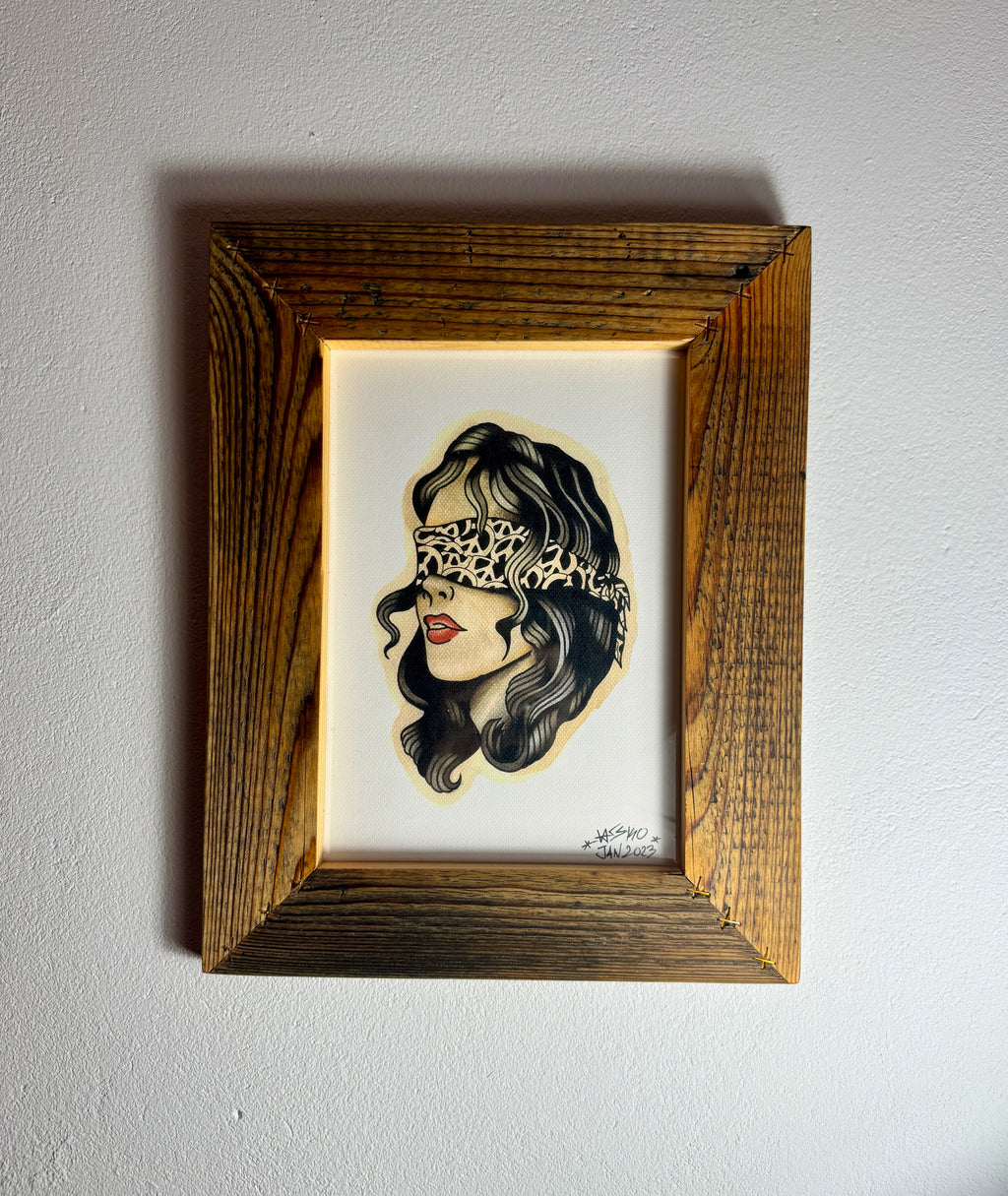 Peace Girl Wall Art A4