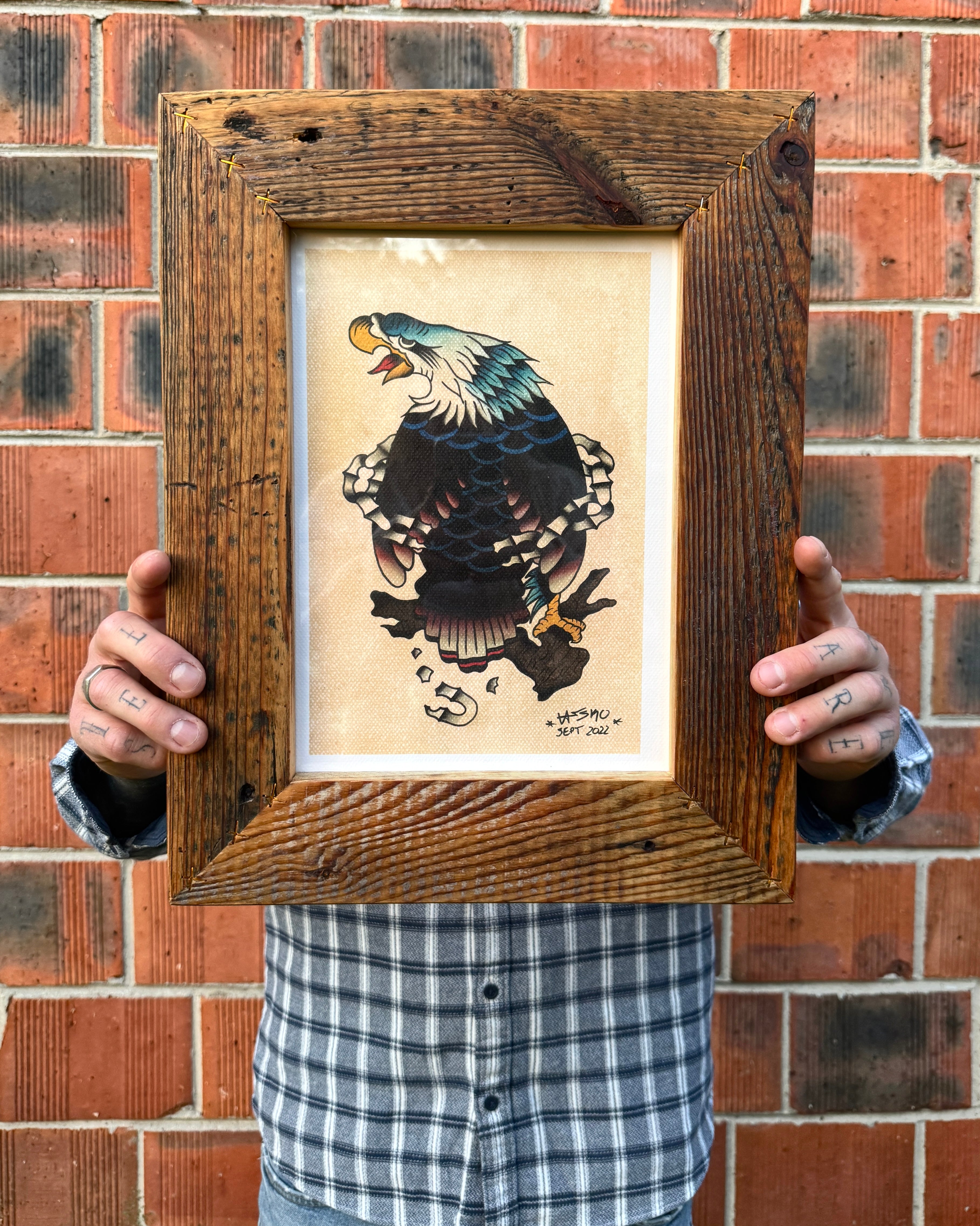 Free Eagle Wall Art A4