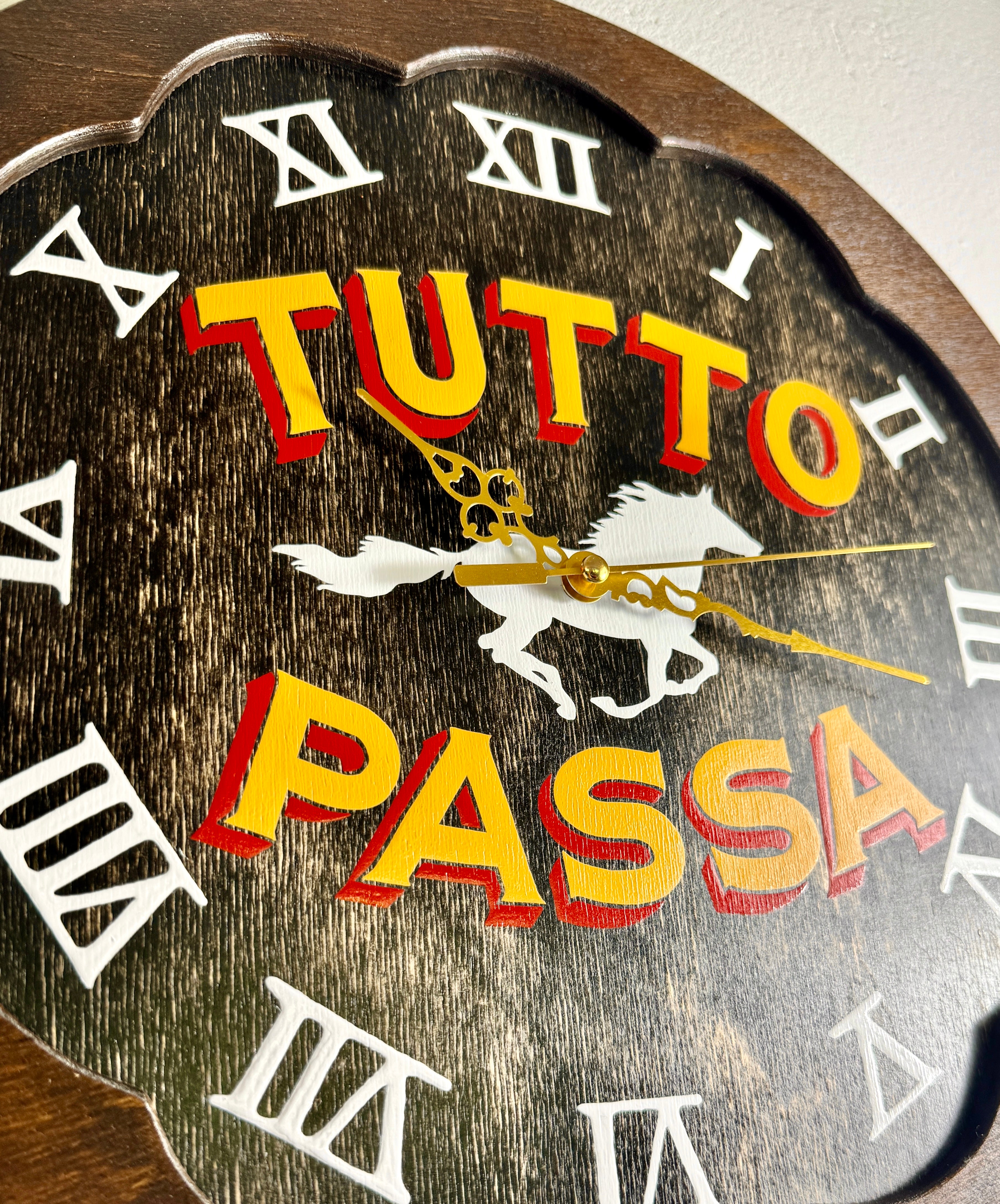 Tutto Passa Wall Clock