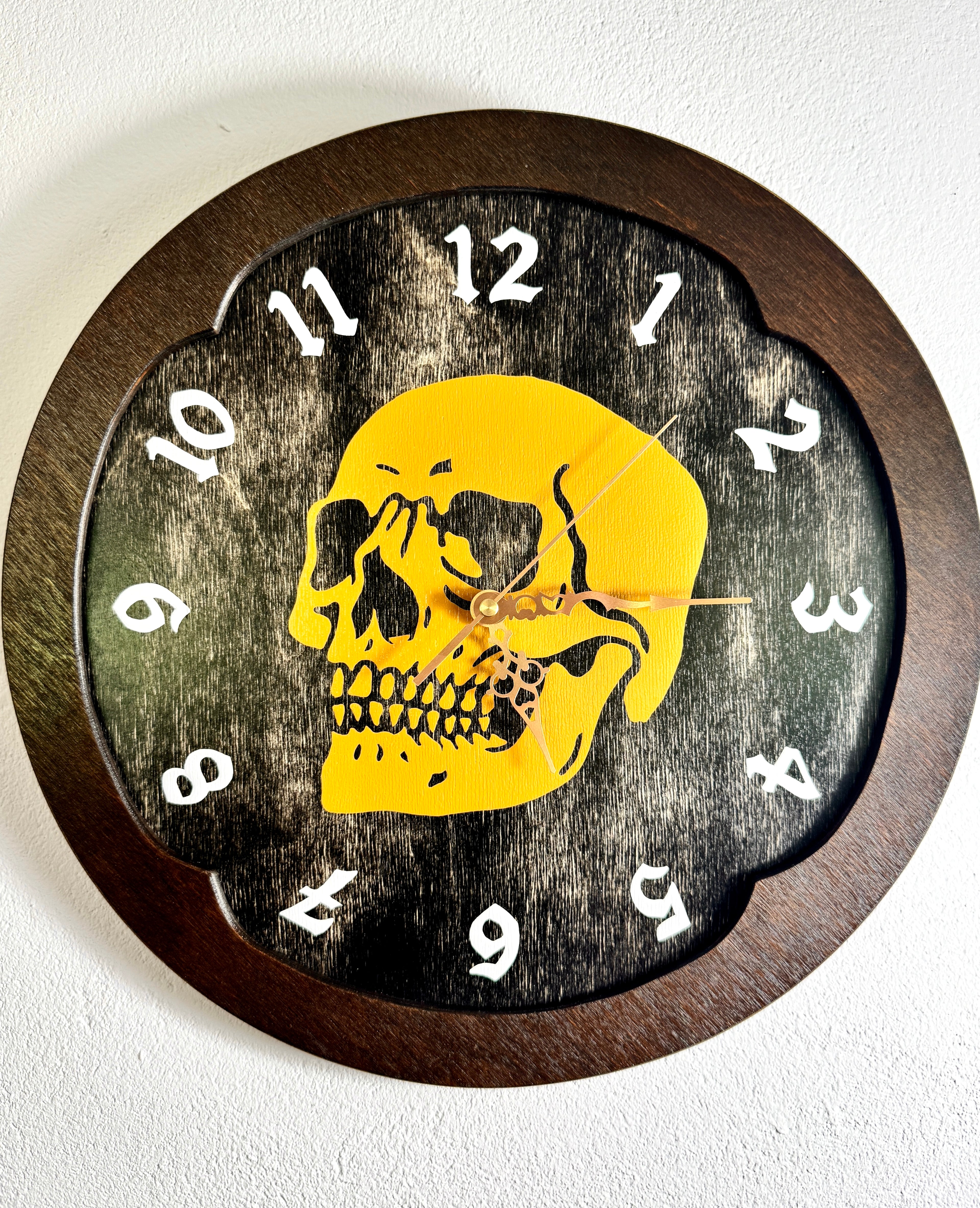 Classic Skull Wall Clock