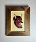 Old Devil Wall Art A4