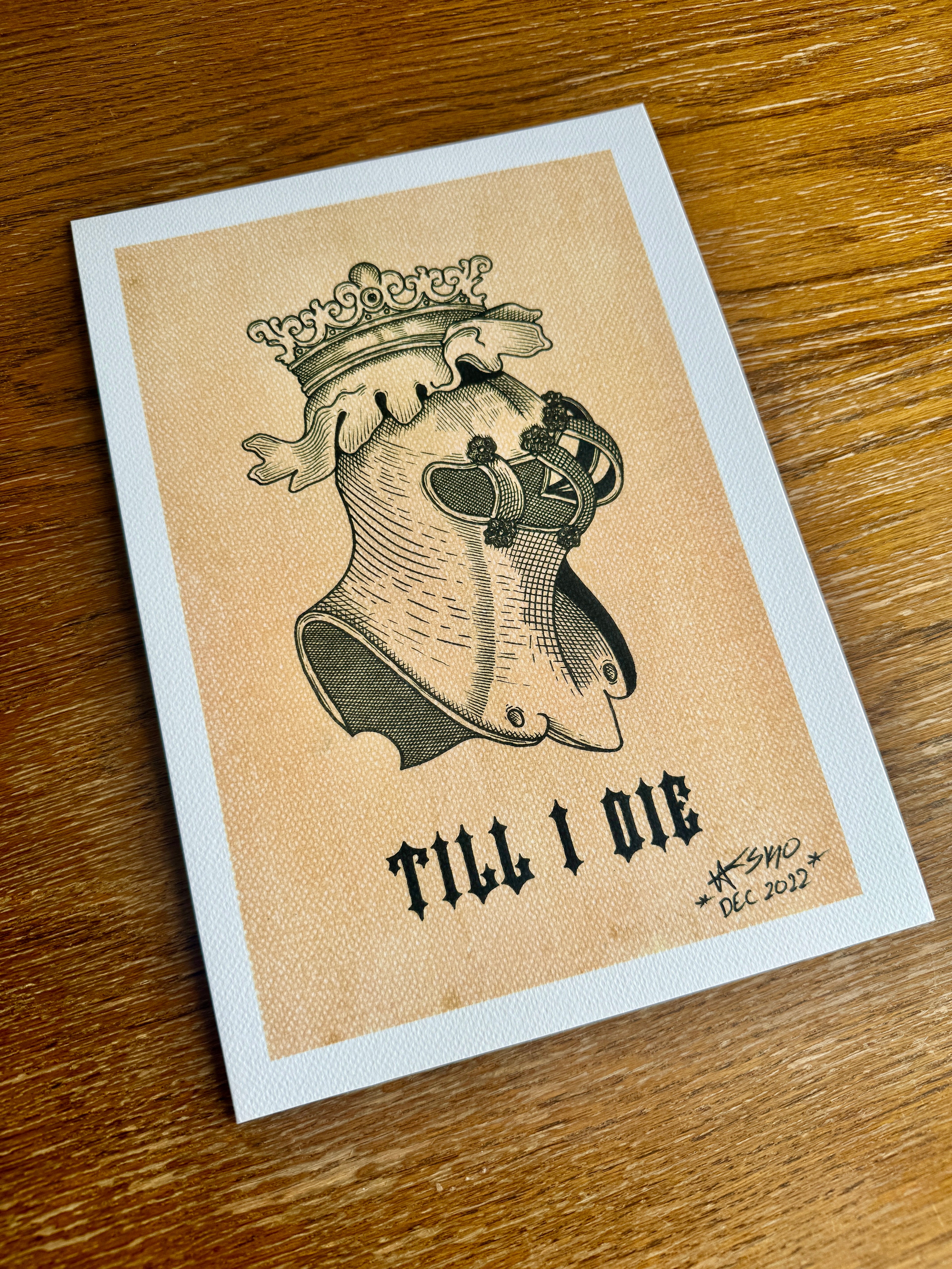 Till I Die Flash Print