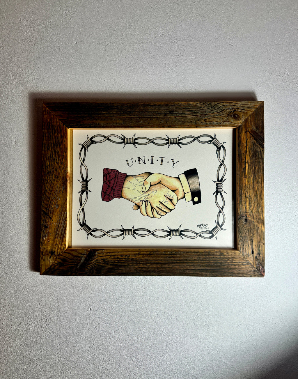Unity Hands Wall Art A3