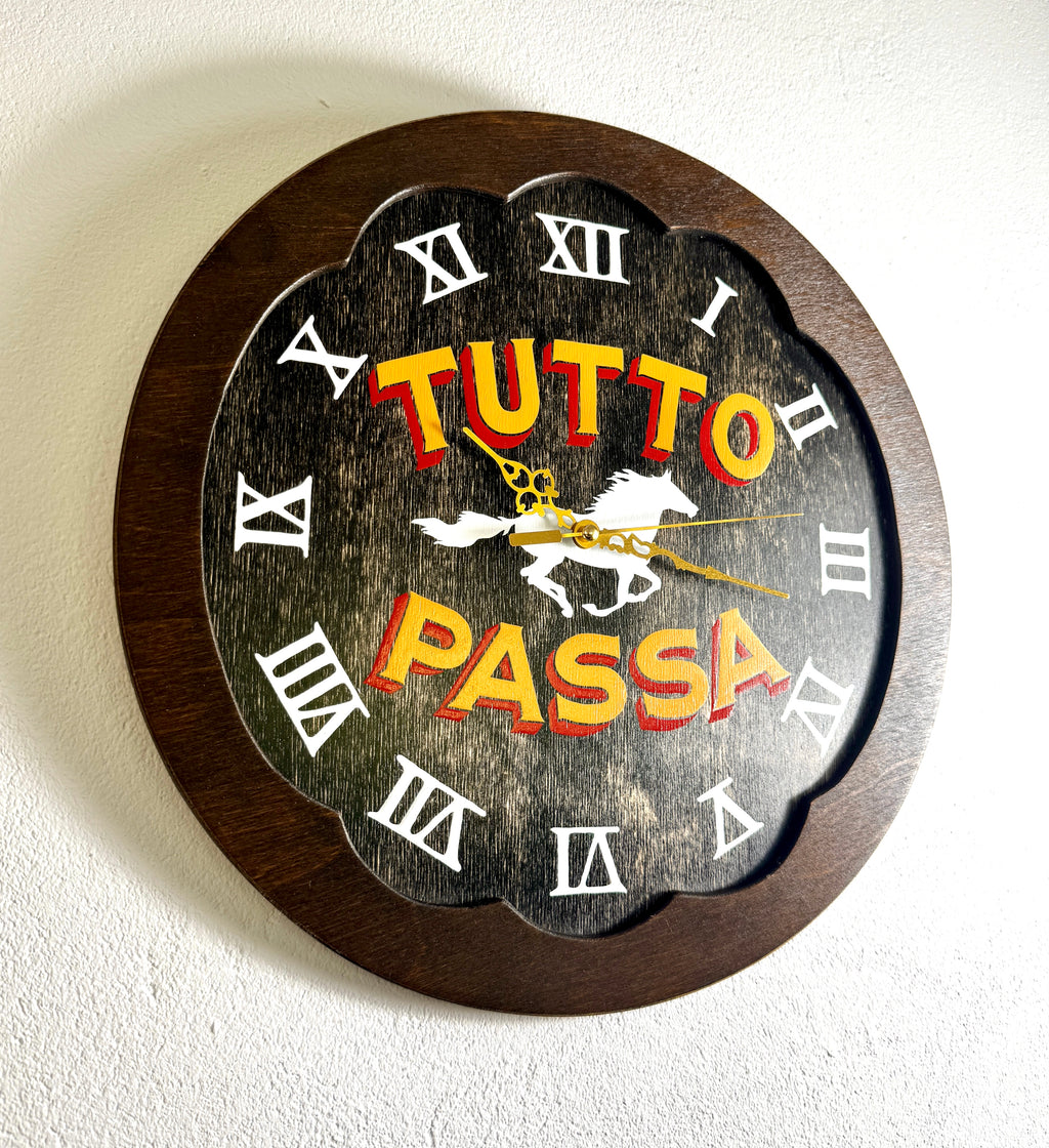 Tutto Passa Wall Clock