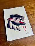 Bloody Panther Flash Print A4