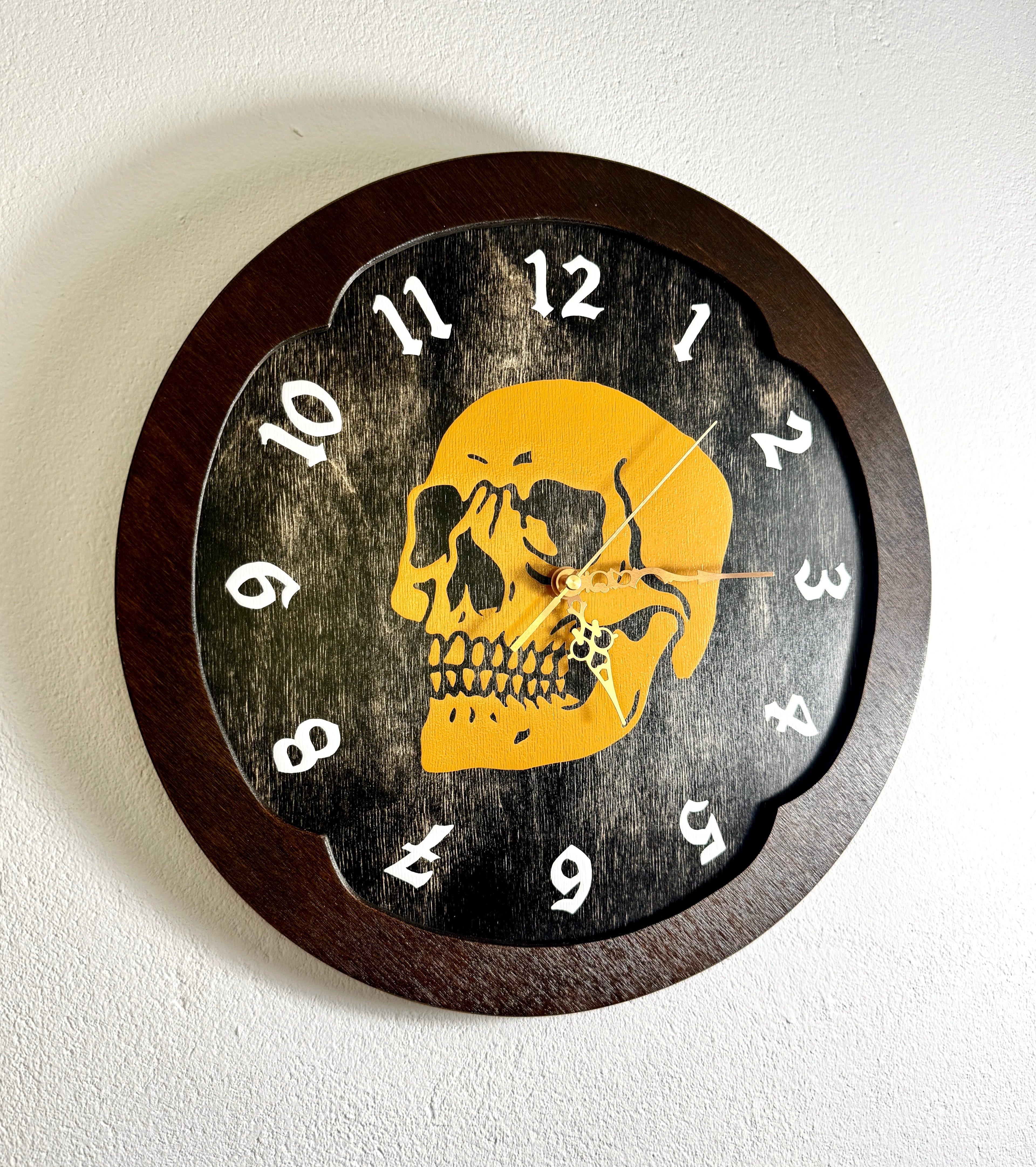 Classic Skull Wall Clock