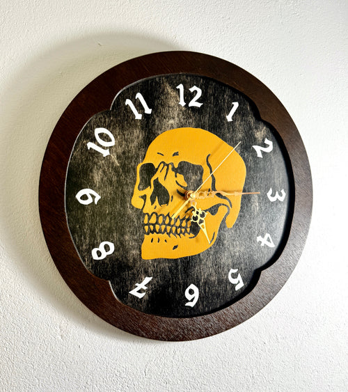 Classic Skull Wall Clock