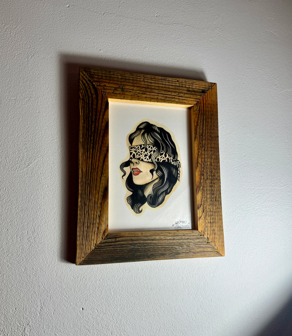Peace Girl Wall Art A4