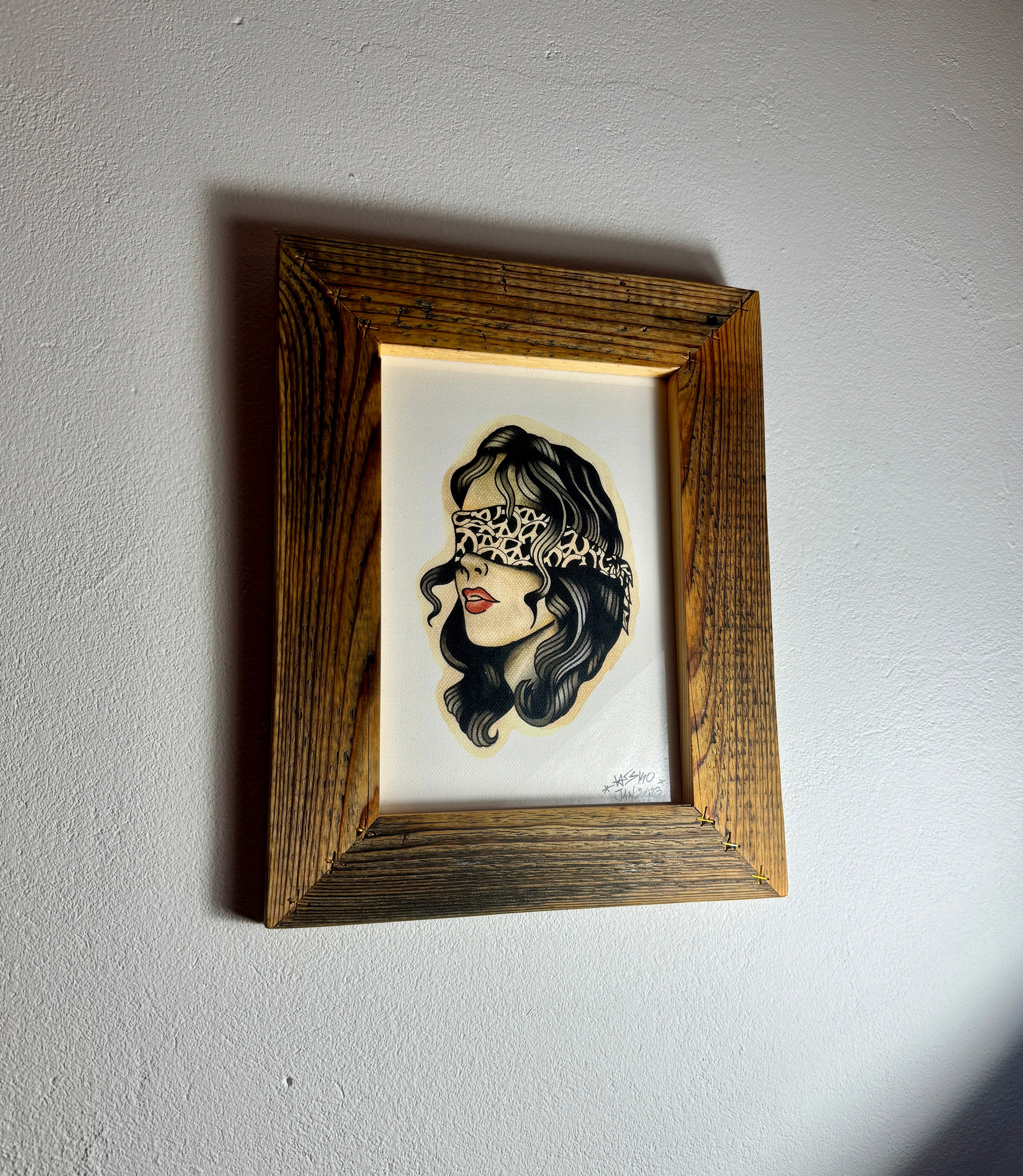 Peace Girl Wall Art A4