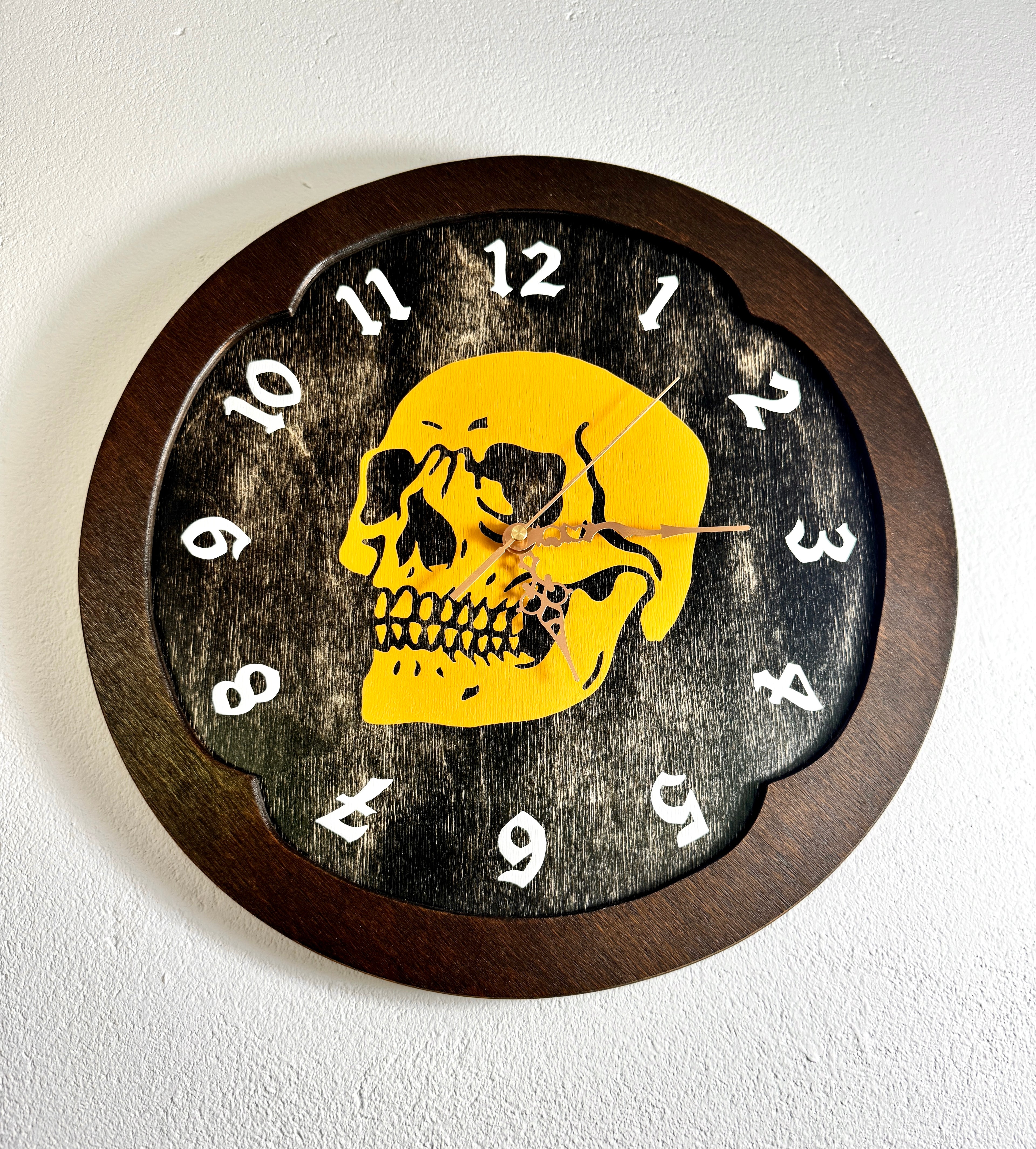 Classic Skull Wall Clock