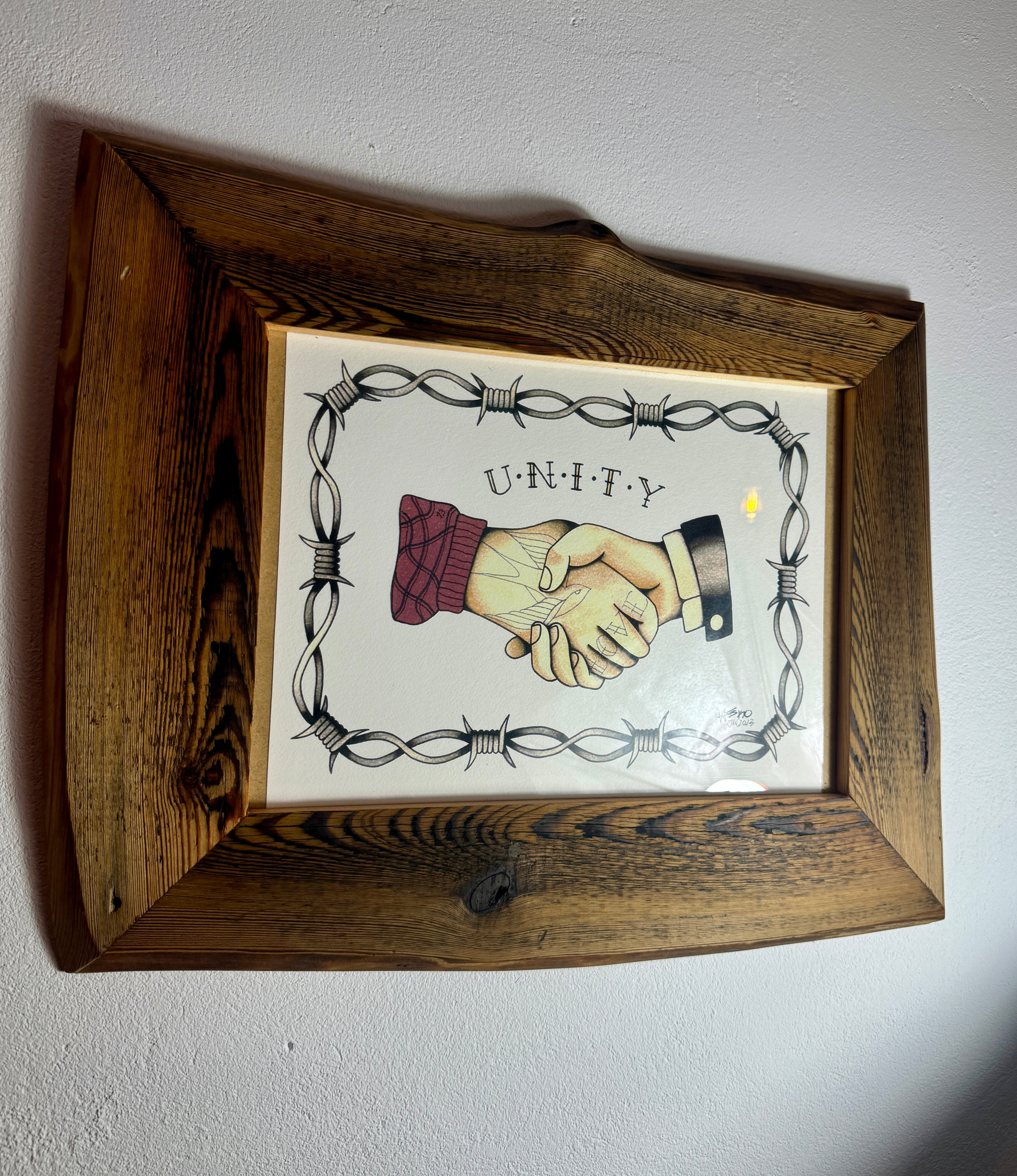 Unity Hands Wall Art A3