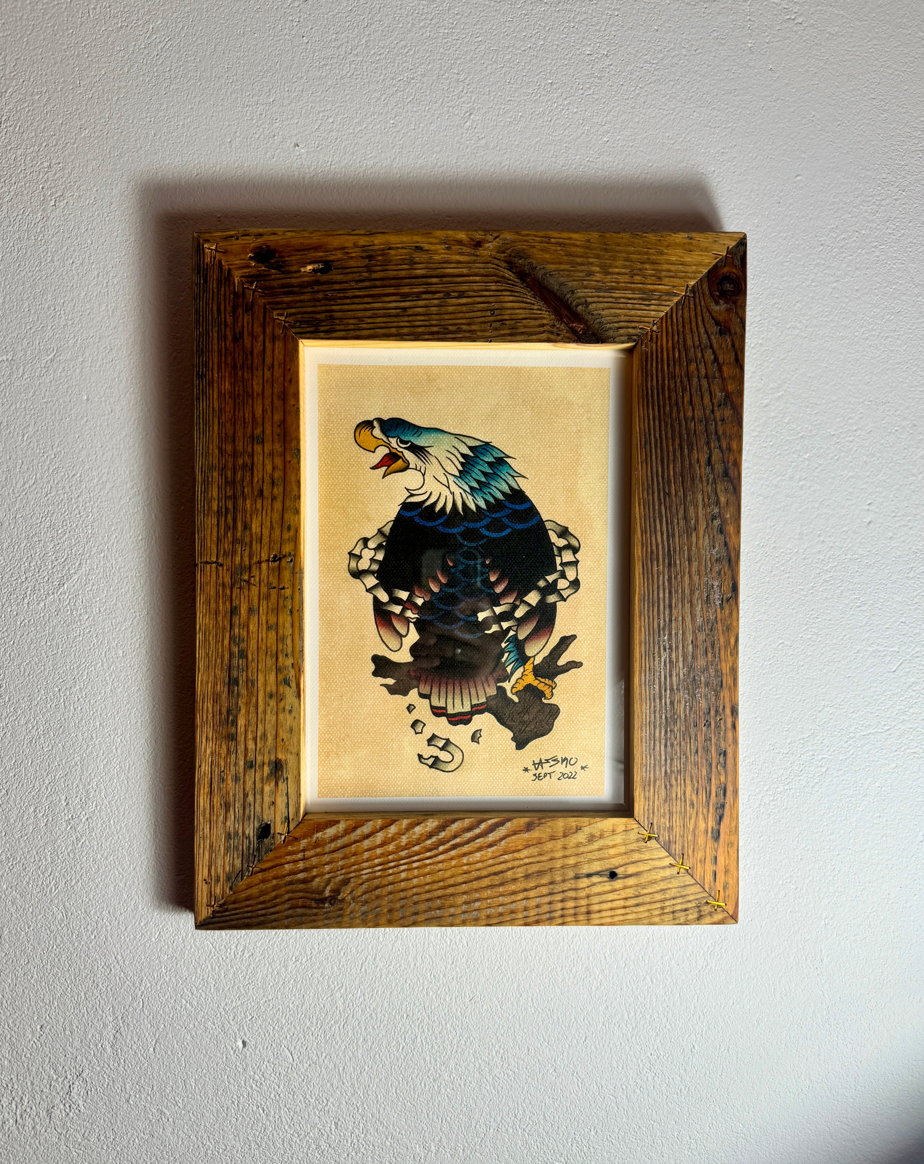 Free Eagle Wall Art A4