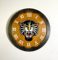 Classic Panther Head Wall Clock